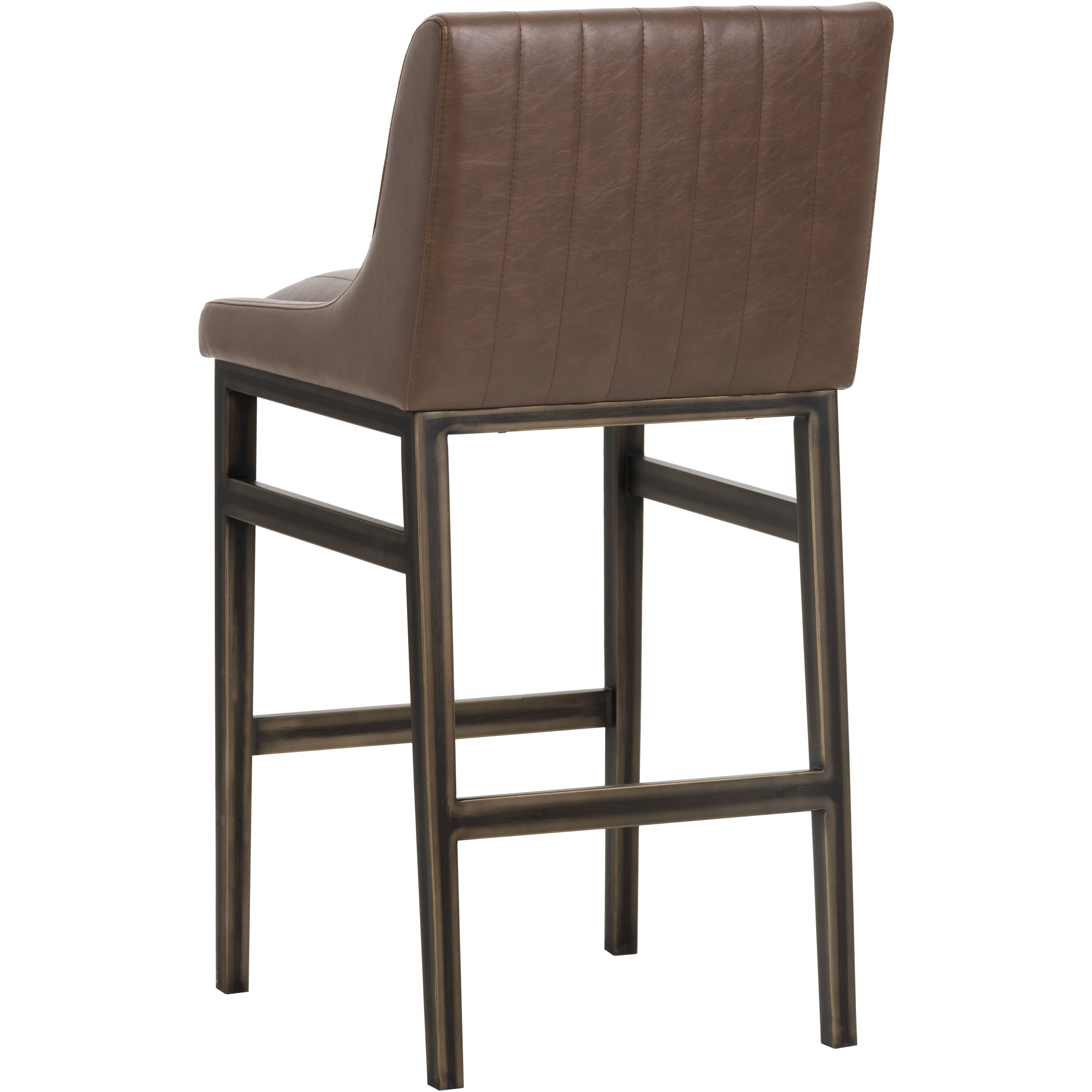 Halden 40.5 inch Vintage Cognac Barstool
